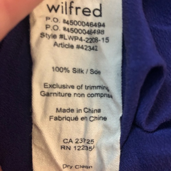 Wilfred (Aritzia) 100% Silk Cami Tank XXS - Picture 4 of 4